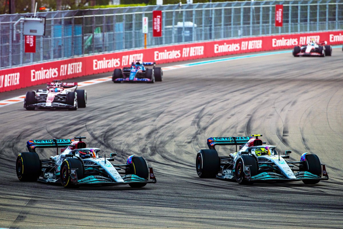 George Russell tweet media