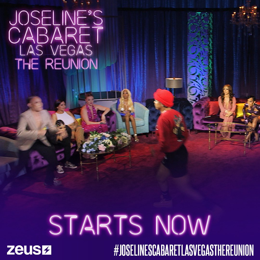 The_ZeusNetwork's tweet photo. 👀 It’s TIME!!! 
#JoselinesCabaretLasVegasTheReunion STARTS NOW!!! Link in bio. https://t.co/bDhlQHoUzJ