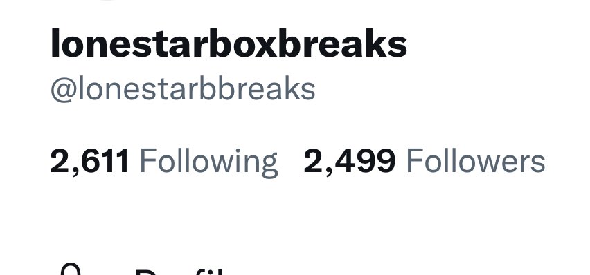 lonestarbbreaks's tweet photo. On the doorstep of 2500. I remember back in 2015 when I had the idea of becoming a breaker. We made a website and a collectors family. I decided to walk about due to health issues, but never gave up. Much love to everyone. Here’s to 3K and beyond. Giveaway in 2 weeks. #LSBBSquad https://t.co/UGUoRqhrw5
