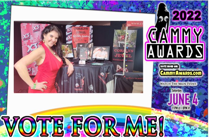 Thank you @CammyAwards #Honored to be #nominated #MILF #cougar #performeroftheyear #herewegoagain #fans