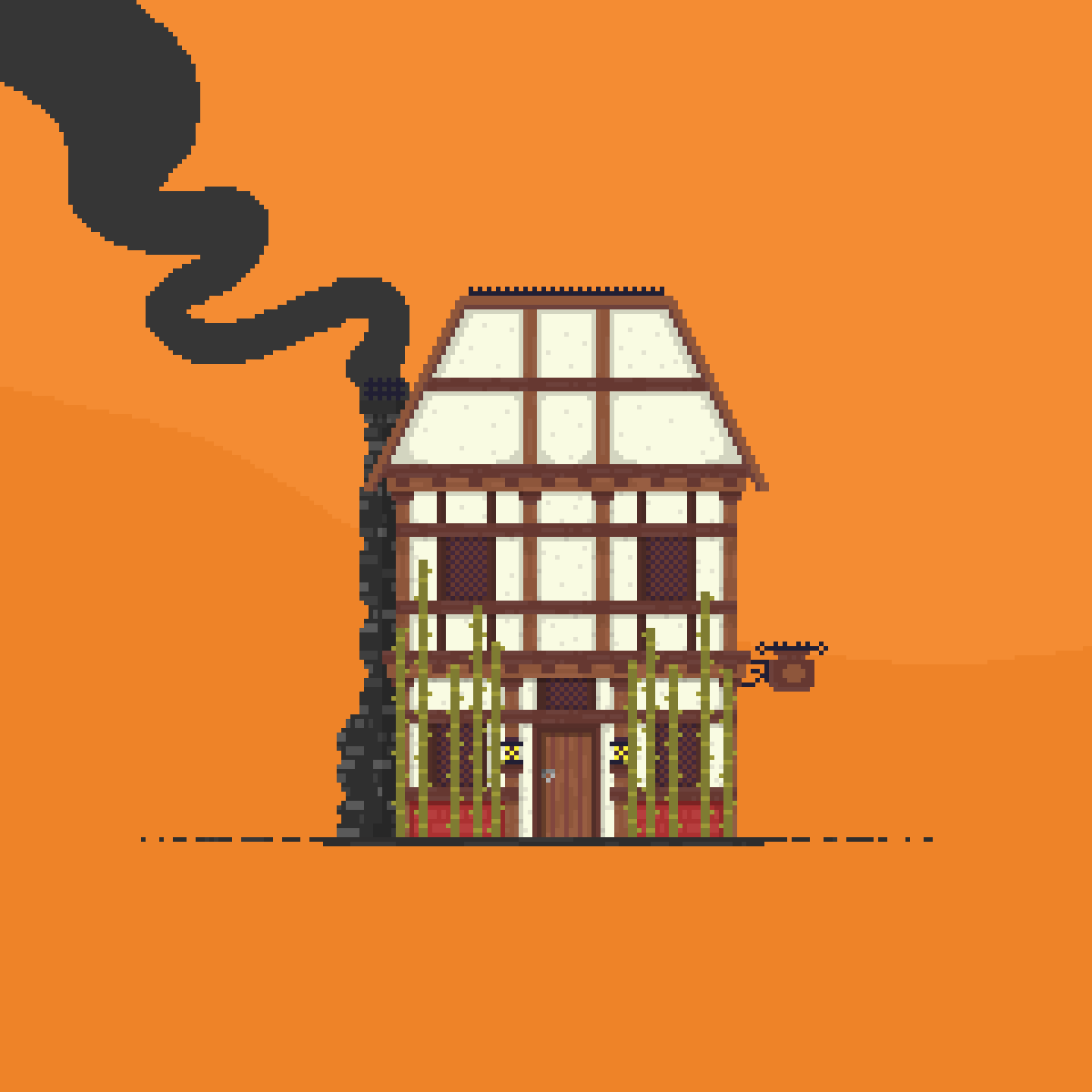a Tavern. #pixelart