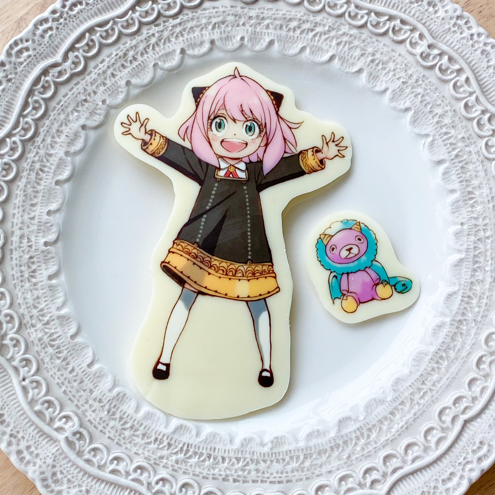 Sweets Atelier Nico 長女の誕生日ケーキ用に作ったアーニャのチョコプレート T Co Ismcijdgqv Twitter
