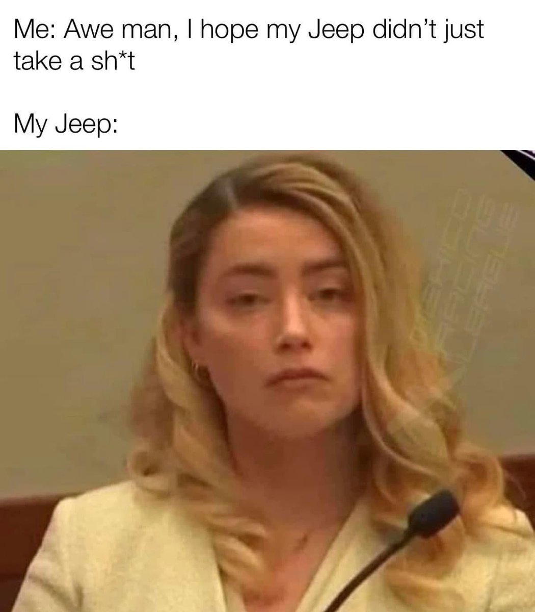 💩

#jeepmeme #Jeep #meme #amberheard💩 #💩