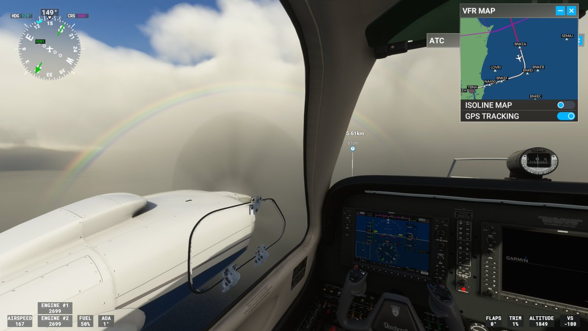 StewedP's tweet image. Amazing rainbow flying in to Ballina yesterday #MSFlightSim #YBNA