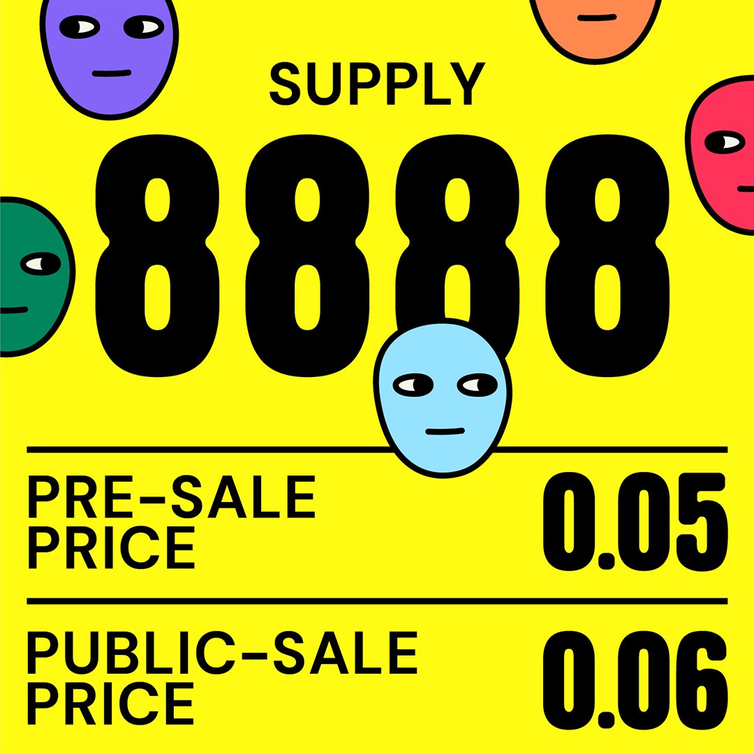 therandomsnft's tweet photo. It’s finally time to let you know about the price per Random and the max supply. 🥁💛

However, it should be noted that the Randoms team will mint a supply between 5% to 10% that will be used for the further development of the collection. https://t.co/s97LxG2LoO