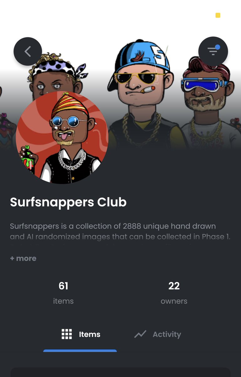 We have 61 NFTs minted . You have still time to mint a surfsnappers during this #privatewhitelist. 
Come and join our discord #nftmint #PolygonNFTs #nftprivatesale