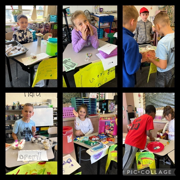 oloughlineagles's tweet photo. O’Loughlin second graders finished learning about the economy with Market Day. Students earned classroom money to spend on products and services being sold in their classrooms. Great job! #usd489 #everystudenteveryday https://t.co/KAdw8L11oA