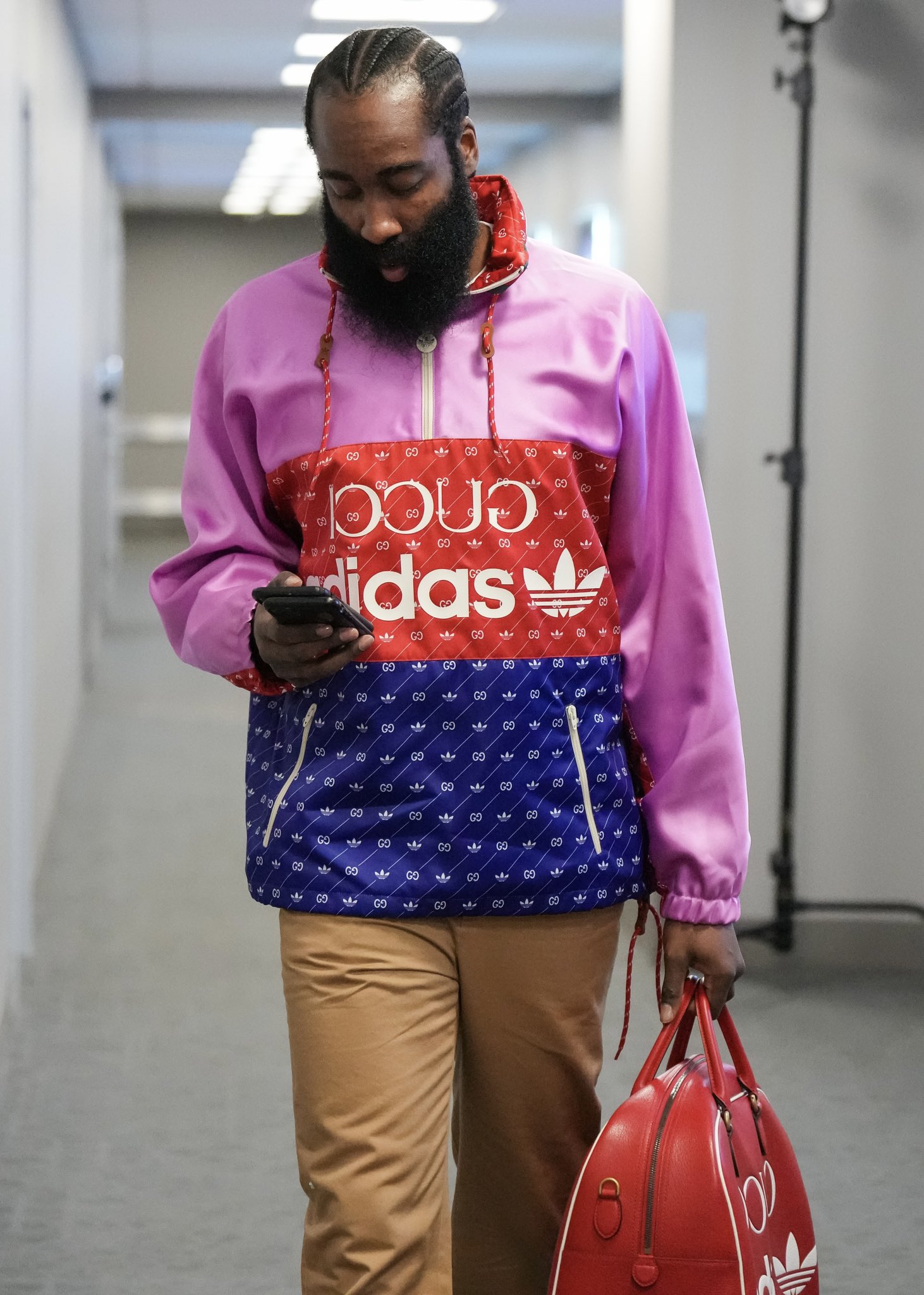 James Harden Wears an Adidas x Gucci