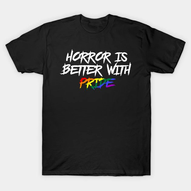 GehennaGaming's tweet photo. Two new shirts are up on the shop as of RIGHT NOW and you can save 35% for the first 3 days they're live!

PLUS all profits made off our Pride Collections through the month of June will be donated to an LGBTQ+ charity (TBD)!

#HorrorGaming #HorrorIsForEveryone #TTRPG https://t.co/3S2NshRd05