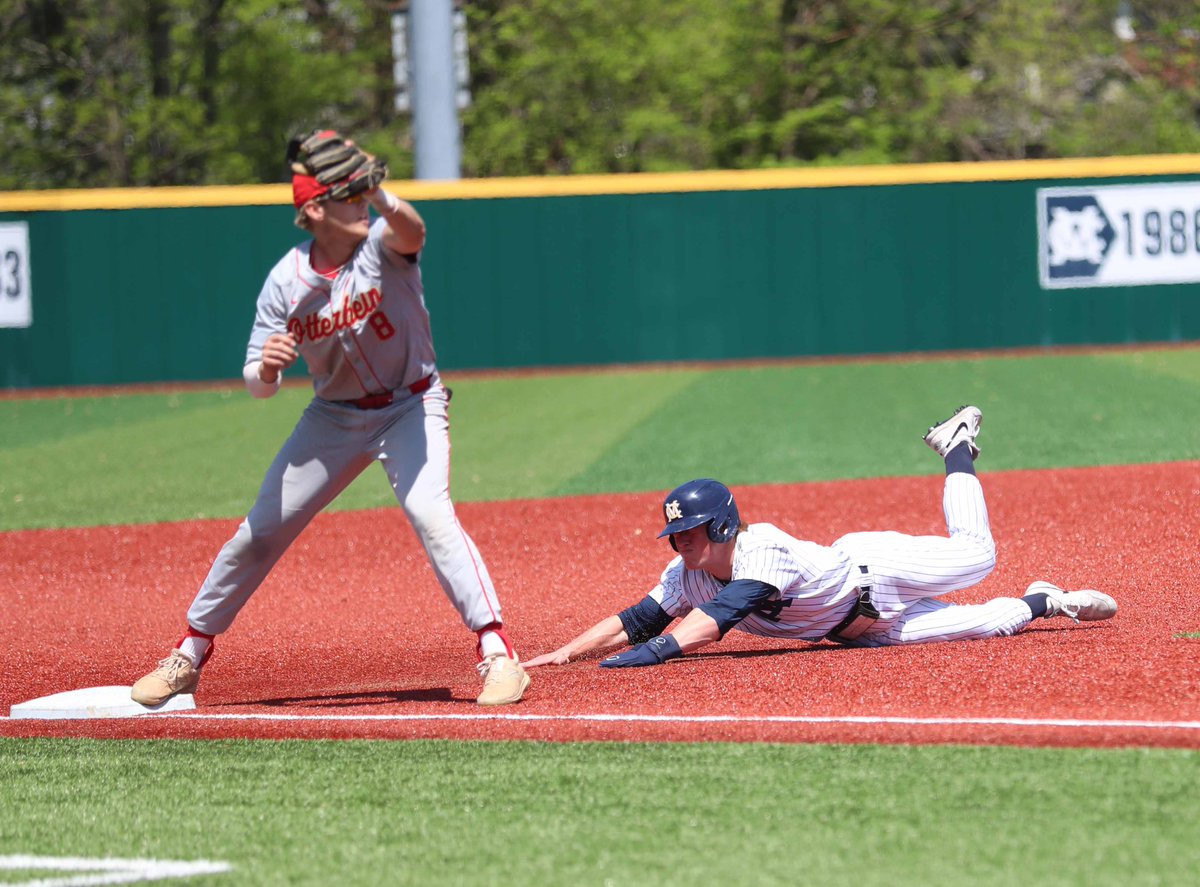 Ott_Athletics's tweet photo. Entering Sunday, No. 1-ranked Marietta had only lost three games all season... But the Cards just beat the Pioneers twice in seven hours, taking the opener 7-3 and then using a ninth-inning rally to claim the rematch 11-8. Full recap from a wild afternoon: https://t.co/KMw6OAXg2u https://t.co/2b9EgGqNXb