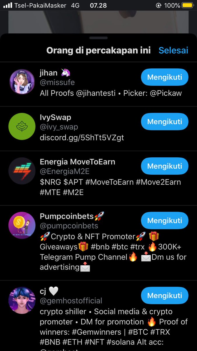 comelbigwin's tweet photo. @missufe @ivy_swap @EnergiaM2E @pumpcoinbets @gemhostofficial https://t.co/jJtvlt8b0w