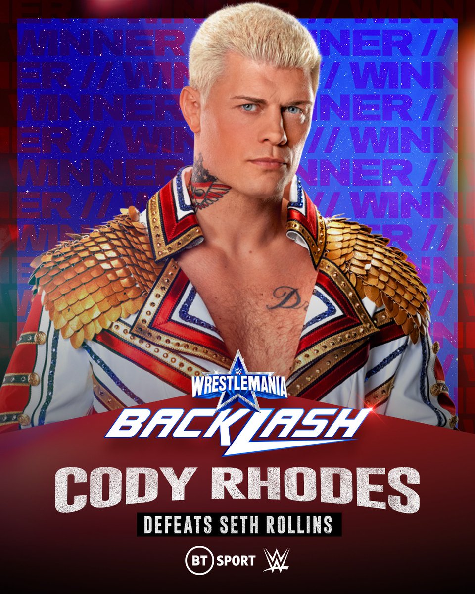 wweontnt's tweet photo. 🇺🇸 𝐀𝐌𝐄𝐑𝐈𝐂𝐀𝐍 𝐍𝐈𝐆𝐇𝐓𝐌𝐀𝐑𝐄 💀

@CodyRhodes does the double on Seth Rollins! ✌️

#WMBackLash https://t.co/DAcVvJ2GIT
