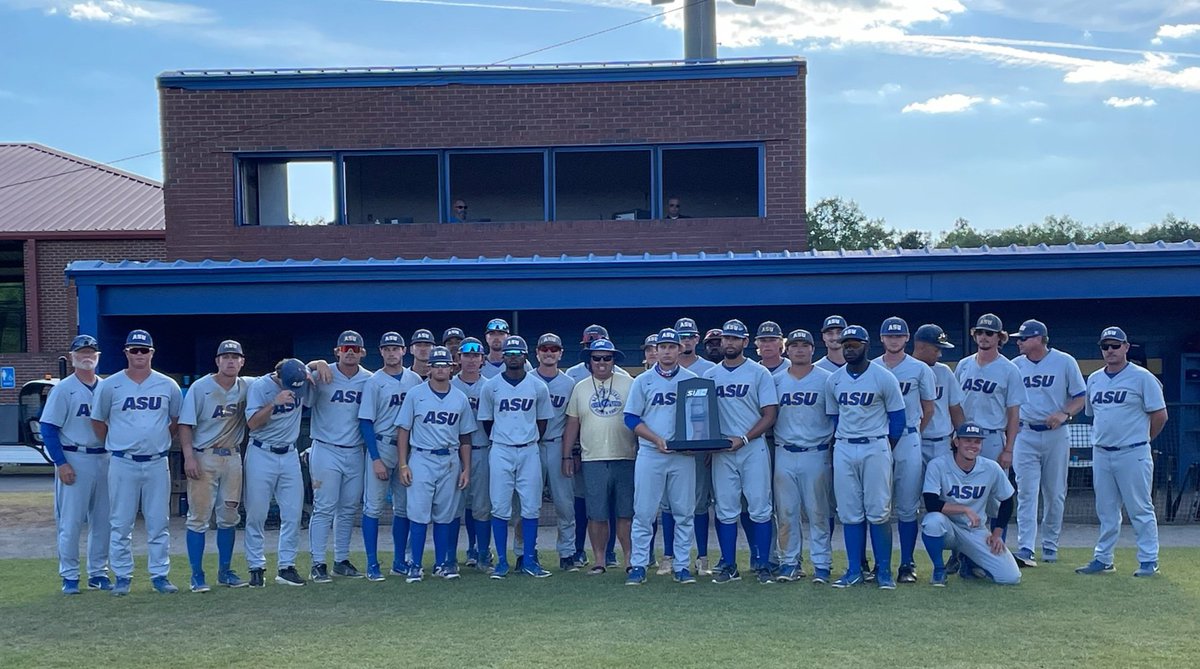 ASUGoldenRamsBS's tweet photo. A runner-up finish, as the Golden Rams fall short in the SIAC Championship Game against Spring Hill 8-7. Congratulations to @LAVO22_ and @N_JHernandez13 for being selected to the all tournament team @ASUGoldenRams 
@AlbanyStateUniv https://t.co/XJwALaqpvc
