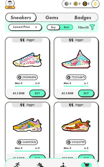 HoujunSmoke's tweet photo. #STEPN BSC側、コモンジョガーのmint0のフロアが45.5BNBになってます。

売れるの？って思うでしょ。
私もさっき45.5BNBで出してみた。
30分で売れたよ。

売れるよ。

手数料2.7BNBも取られてる。痛いねｗ https://t.co/52xrGo8g5V