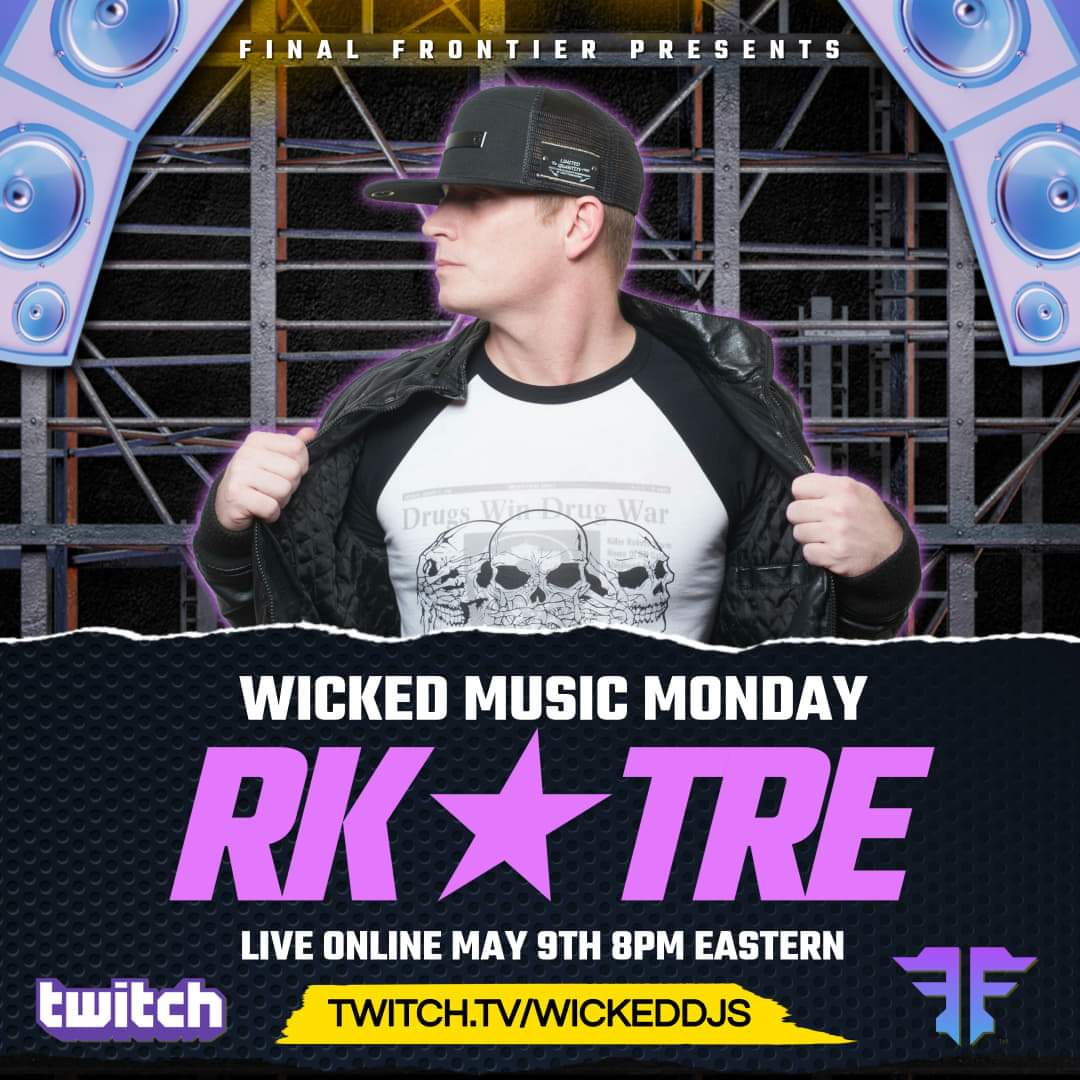 We warned you to stay tuned! Tomorrow night, Final Frontier and all affiliates will raid @Twitch to party live with the one and only @RockstarDJTRE, official DJ of the @PowerRangers and multi-time Scare Fest DJ! ➡️ shout-outs ➡️ giveaways ➡️ #Whitelist Activities