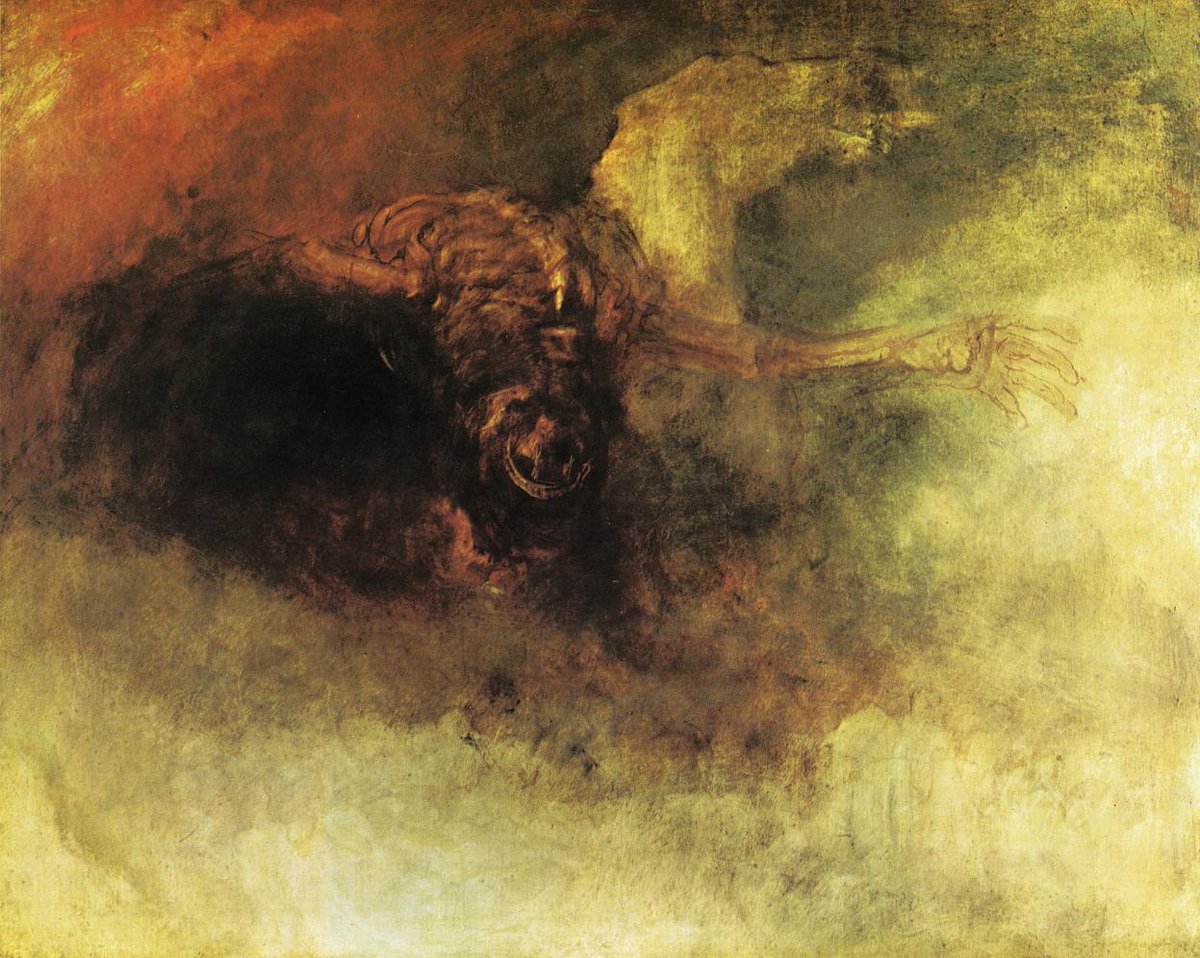 artistturner's tweet photo. Death on a Pale Horse, 1830 #turner #romanticism https://t.co/7W4JEzjIOh