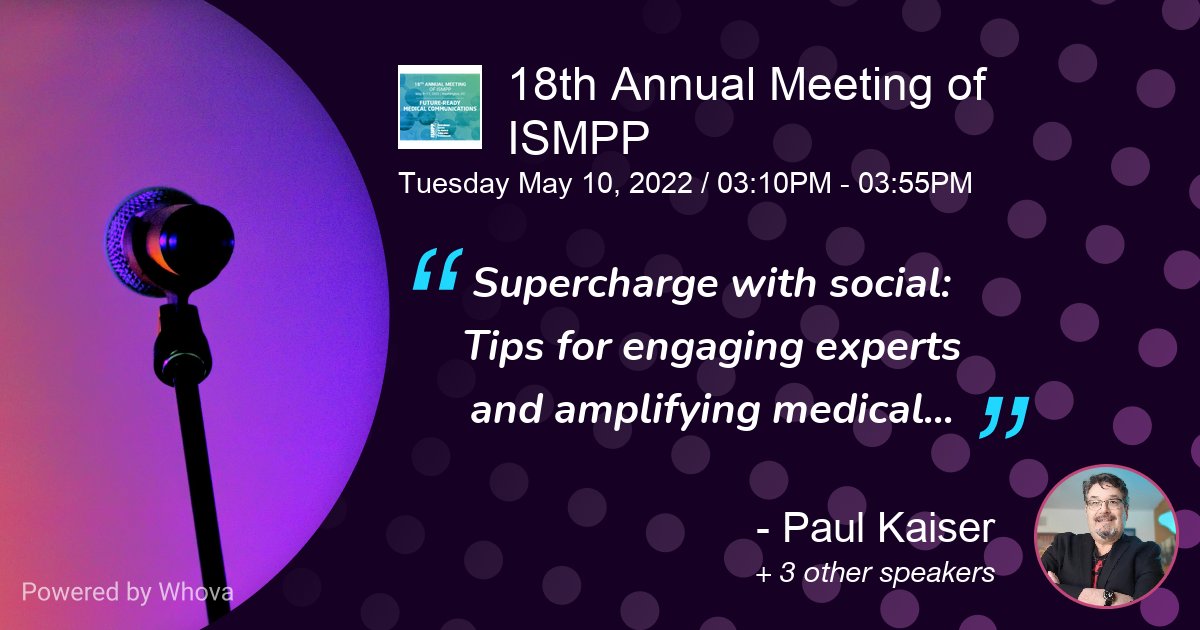 SocialMedPulse's tweet photo. We are heading to #ISMPPAnnual2022 and social as you know won't be the same #BringTheBoom https://t.co/RoODJ1ZIcP