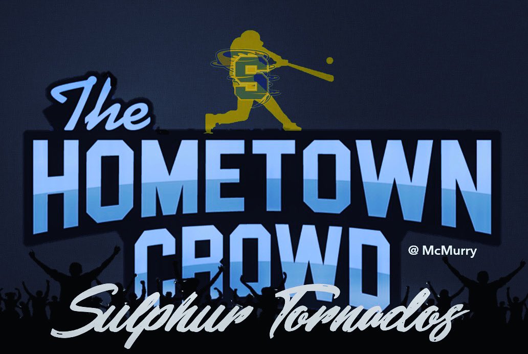 SulphurTor's tweet photo. Tornado Fans!!!
We need the HOMETOWN Crowd in full throttle THURSDAY NIGHT!!
Our players & coaches are GIVING US THEIR BEST, now itβs OUR TURN!!
#TurnItUp
#StandUp #GetLoud #HOMETOWNcrowd #HOMETOWNloud #GetTo34
#GetTorUp #SEMIfinals
ππΌππͺβΎοΈπͺπππΌ
McMurry 41 at 6 pm!! https://t.co/JI9R07jpmF