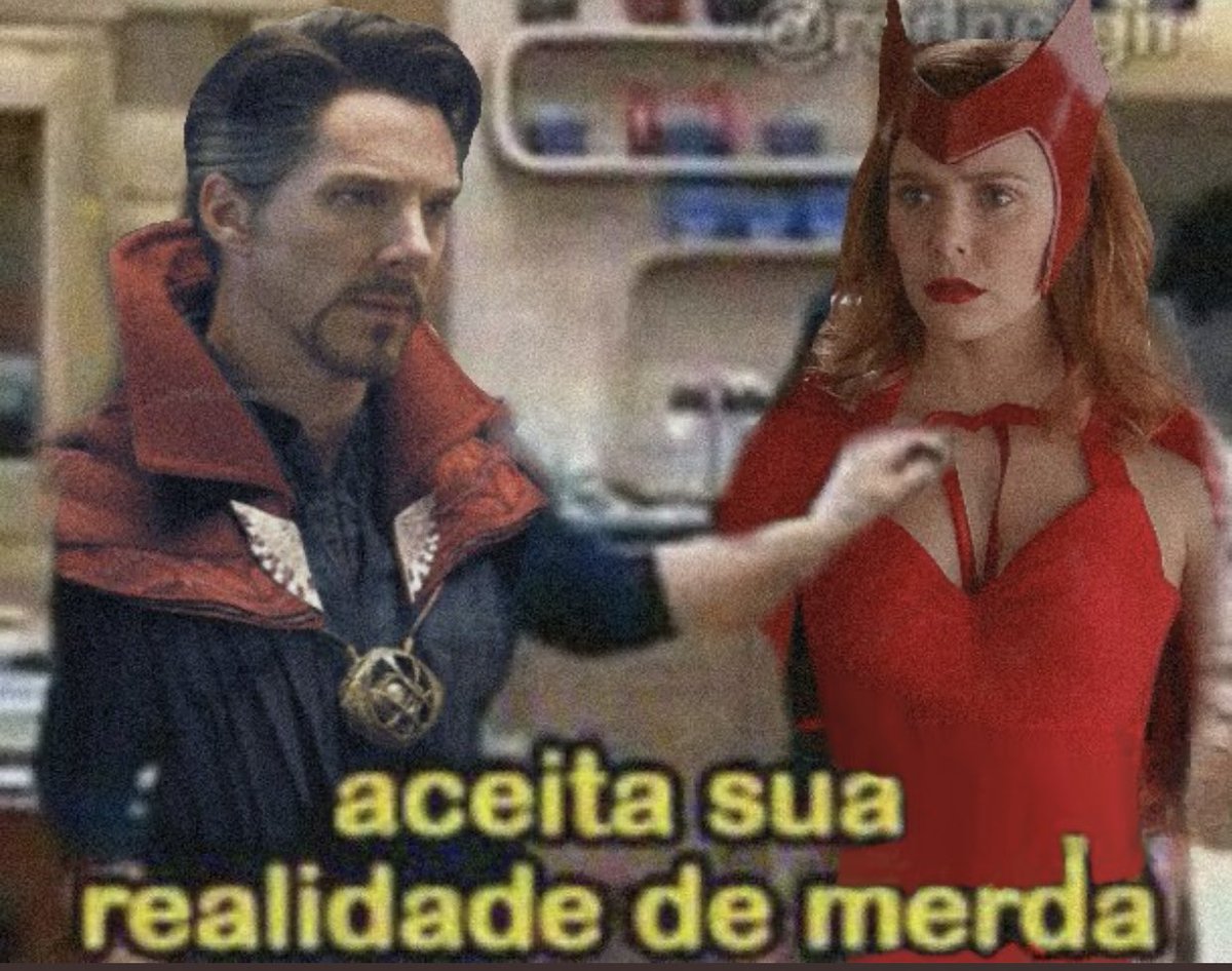 thecrazydita86's tweet photo. Wong: Cuidado com o que diz pra Wanda, Strange. O destino do multiverso depende disso. 

O doutor estranho: https://t.co/Xx9omQe2Z9