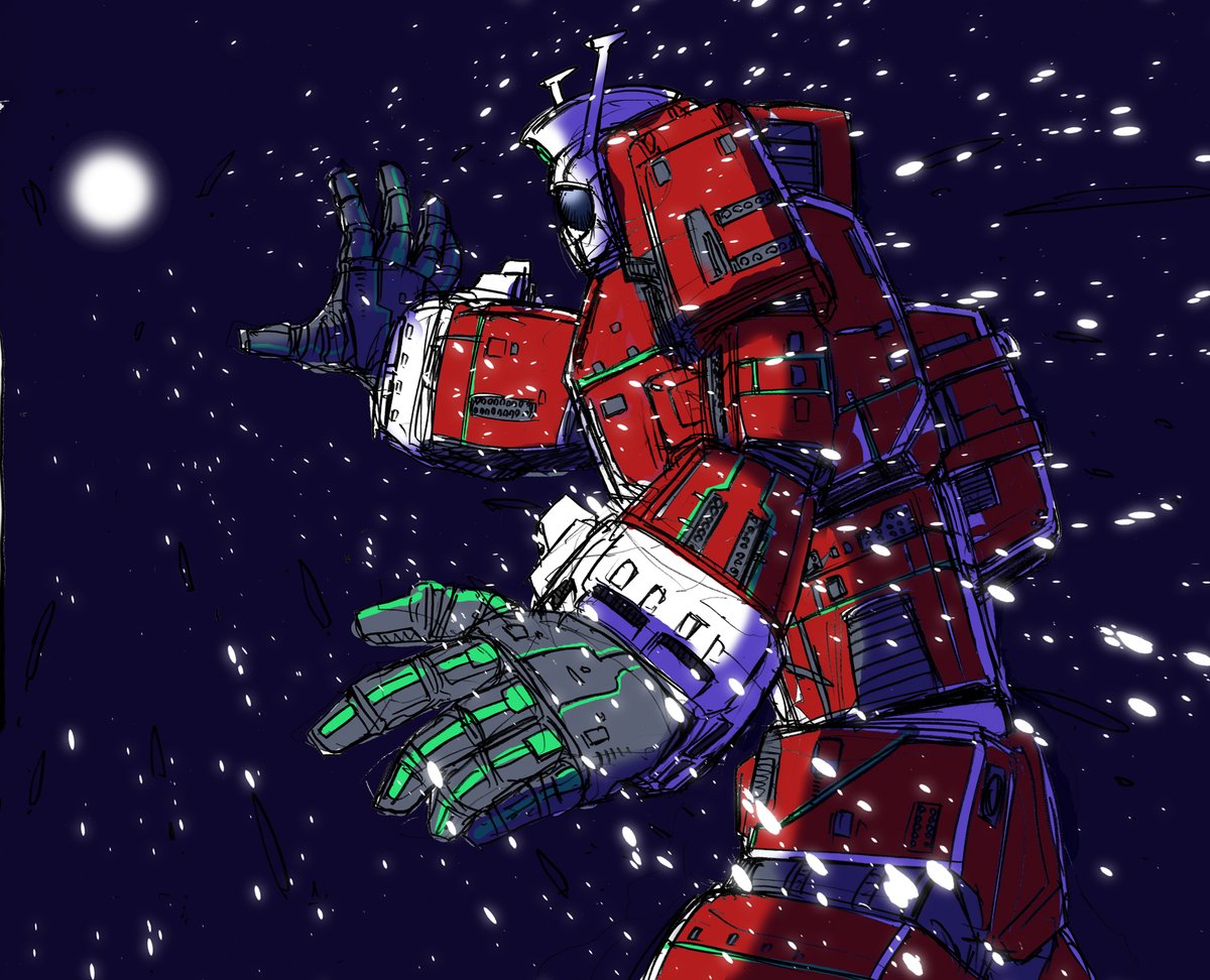 robot mecha no humans solo science fiction moon snowing  illustration images