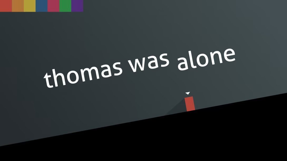 Wario64's tweet photo. Thomas Was Alone (PS4/PS3/Vita cross-buy) is $0.99 on US PSN https://t.co/1tamfpHmzX https://t.co/q5VJjUtTOd