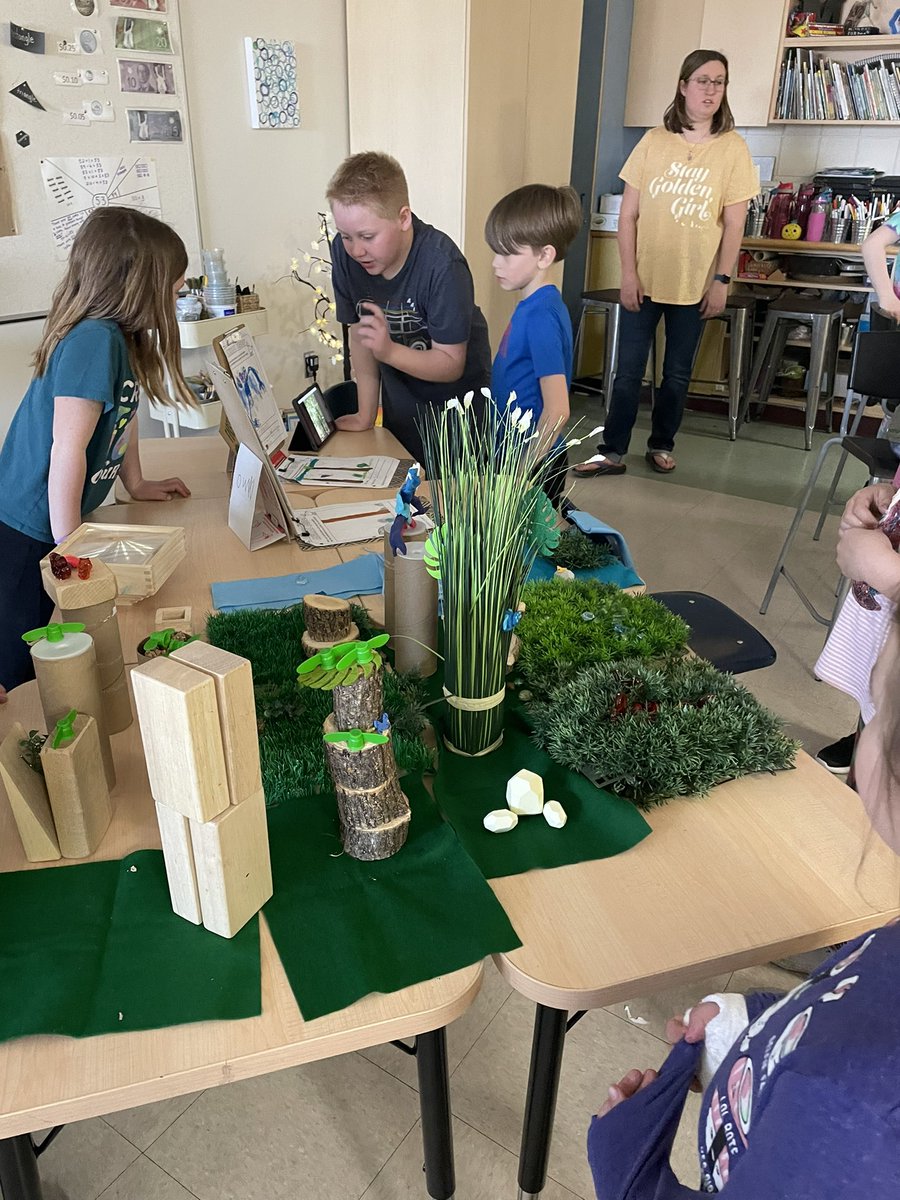 OurDiscoveries's tweet photo. More mixed up habitats!Thank you to all the classes who came to check out our creations! https://t.co/0SbB988H4z