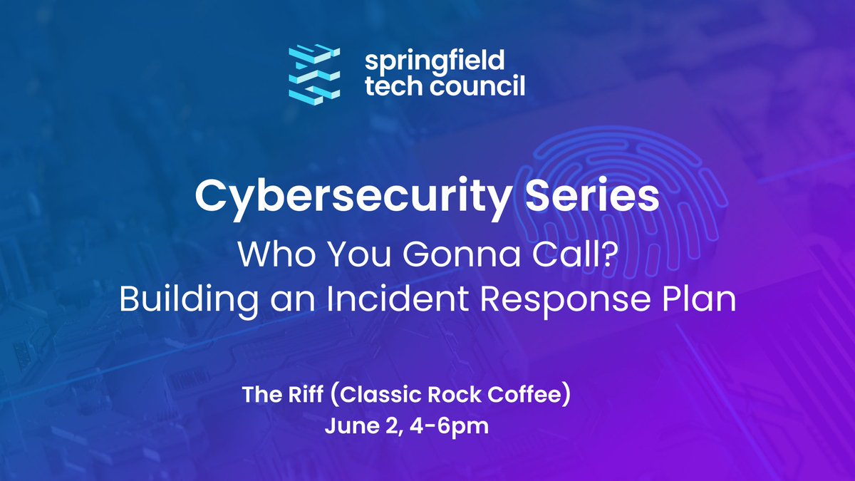 Register Now! https://t.co/vn5i8ERLSl

Hitting a brick wall every time you bring up incident response to your executive team?

Bring them to our next event with Pearson-Kelly Technology where Drew Sandford, Director of SOC at @ConnectWise, discusses the importance IR plan. https://t.co/YiXEhfYRJo