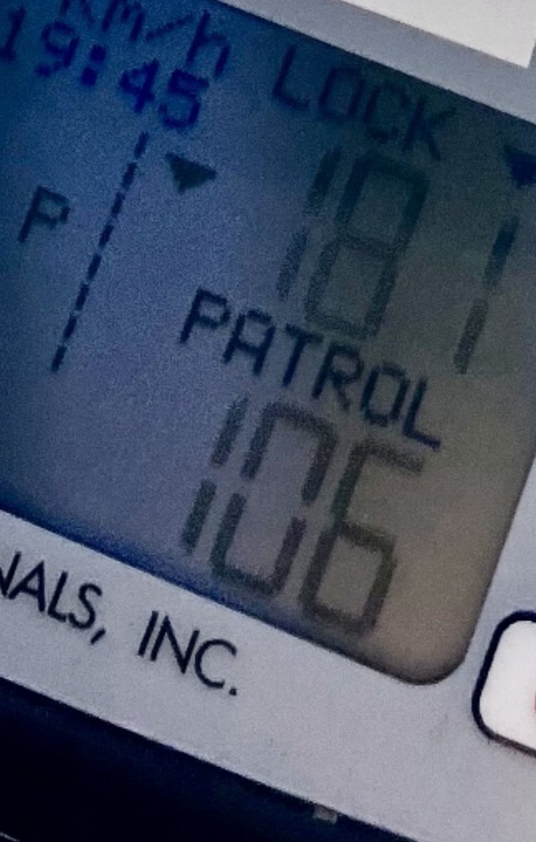 MooraPol's tweet photo. Driver of vehicle travelling at 181 km/h on Bindoon Moora Road Sunday, Driver charged fail to stop and Reckless driving. #fb #shouldnotbedriving #speedkills #courtdateset https://t.co/cbPWbHb6yd