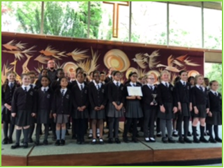 On Tuesday, our School Choir took part in the Reigate and Redhill Music and Drama Festival. We competed against three other school choirs (from Maintained and Independent Schools) and were the only choir whose performance was judged as 'outstanding', winning first prize!