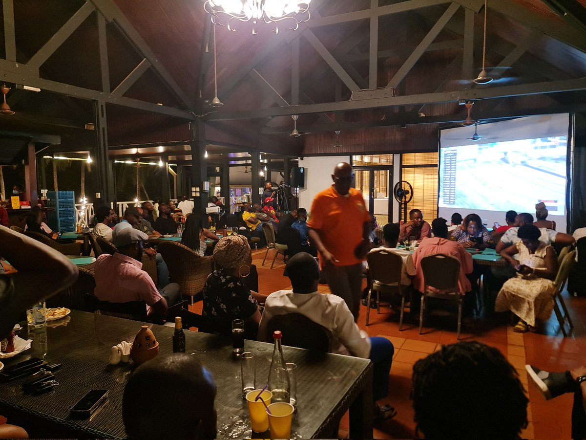 f1ghana_'s tweet photo. #MiamiGP #F1 #MotorSportViewingParty #MotorSportSunday lastnight at the @LabadiBeach Hotel. What a wow😎😂... Next is the #SpanishGP #F1ViewingPartyGH on 22.05.22 https://t.co/evMZOoLmsg