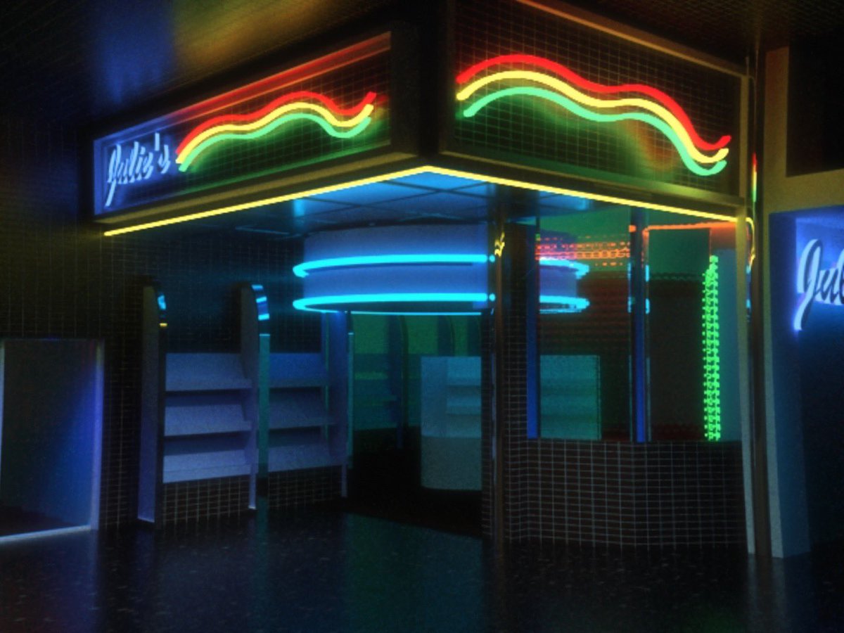 Julie’s #neonsaltwater #julies #virtual #nft #nftart #cgi