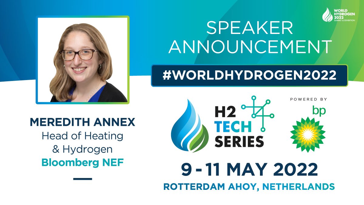 Meredith Annex (@meredith_annex) on Twitter photo Honoured to be speaking on May 10th at the <a href="/SEC_Sustainable/">Sustainable Energy Council (SEC)</a> World Hydrogen 2022 Summit in Rotterdam. I will be presenting highlights from <a href="/BloombergNEF/">BloombergNEF</a>’s latest Hydrogen Market Outlook. #WorldHydrogen2022 Honoured to be speaking on May 10th at the <a href="/SEC_Sustainable/">Sustainable Energy Council (SEC)</a> World Hydrogen 2022 Summit in Rotterdam. I will be presenting highlights from <a href="/BloombergNEF/">BloombergNEF</a>’s latest Hydrogen Market Outlook. #WorldHydrogen2022