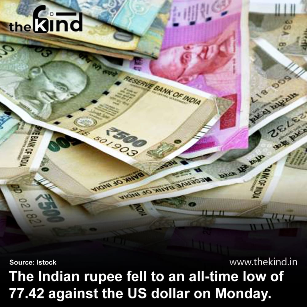 Rupee hits all time low. 

#indianrupees