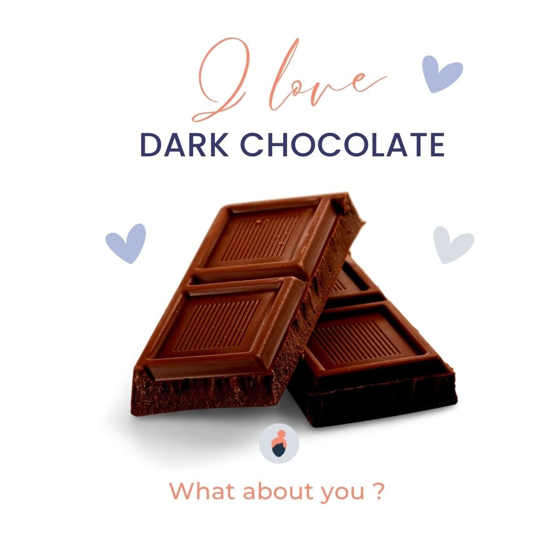 Along with all of its other health benefits, Dark chocolate and cacao contain an amino acid called tryptophan that your brain uses to produce the neurotransmitter Serotonin, which can increase feelings of overall happiness. 😉