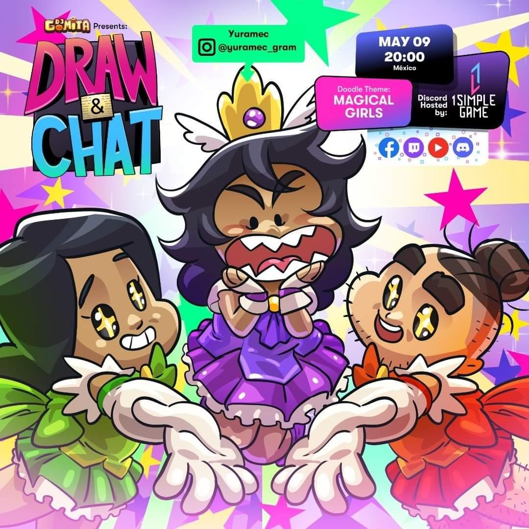 djgomita's tweet photo. Magical girls with @YuramecX3 ✨💖✨
Monday 9th at 20h (MEX)
#DrawAndChat #livestream #doodleart #podcast #streaming #magical #girls #sketches #aggie https://t.co/xoTQbIRny0