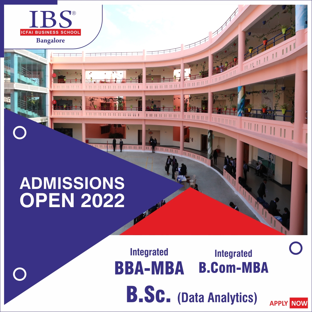 IBSUGPrograms's tweet image. ICFAI Business School, Bangalore offers Ingetrated BBA-MBA, B.COM-MBA and B.Sc (Data Analytics) Programs.
Excellent Placements and Merit Scholarships.
Apply now @ bit.ly/3rgP58G

#IntegratedPrograms #BBAMBA_Program #BCOMMBA_Program #BSCAdmissions