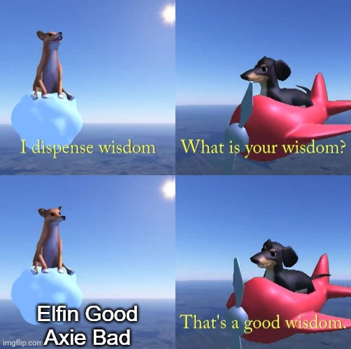ElfinGames's tweet photo. Just a stupid joke, no offense!😂

#Elfin #ElfinKingdom  #AXIE #AxieInfinity https://t.co/YruWfOxU2H