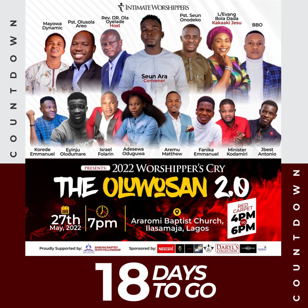 The OLUWOSAN 2.0 in *18days*  start making plans to attend ...  #LAGOS