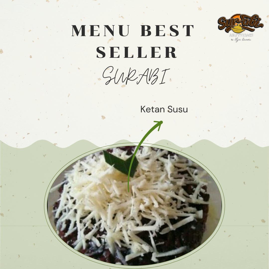 AbuTerrace's tweet photo. Dari semua menu yang ada di kedai @abu_terrace
menu apa sih yang paling Sahabat Teras suka?? 🤔

menu-menu ini nih yang paling laris 
di sikat Sahabat Teras🤩 Cobain yuk!!

#surabi #abuterrace #kulinerjakarta 
#MAKINAKRABDITERAS https://t.co/l7ouKilfUK