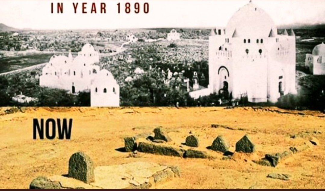 Team_1272's tweet photo. On 8th Shawwal, 1345 AH mausoleums of Holy Infallibles in Jannatul Al-Baqi (Madina) were demolished by King Ibn Saud. 
To condemn this destruction of sacred sites, we're going to launch an HT

#DemolitionOf_AlBaqi

On 9th May, at 8:00 pm
Insha'Allah https://t.co/eb0kiSilLK