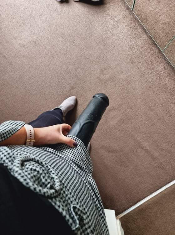 PeggingWife2020's tweet photo. Unfortunately my skirt doesn't cover all my 12inches.
I'm sure people wont mind it sticking out?
#retweet if you agree https://t.co/Z2tyn42kVB