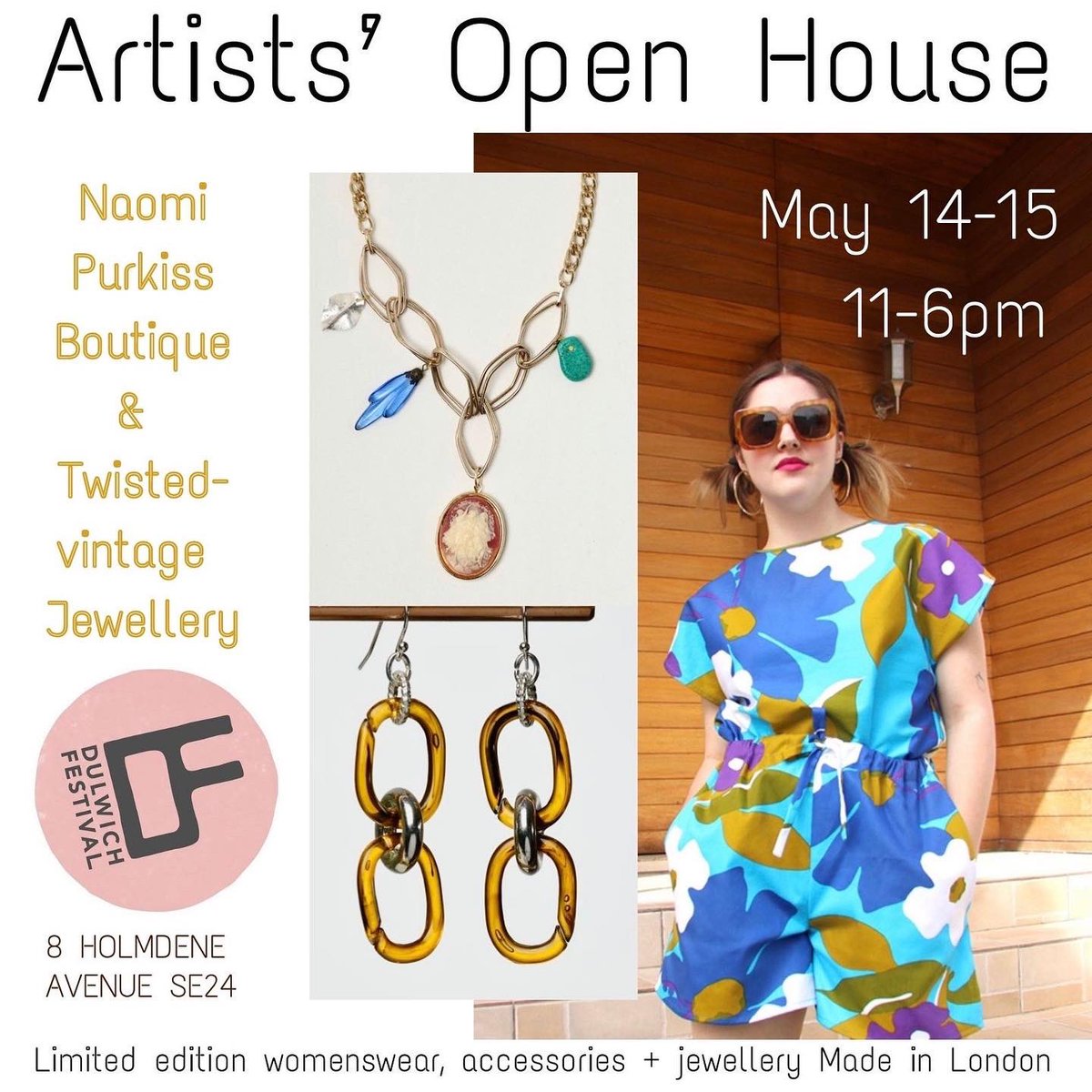 Looking forward to @ArtistsOpenHse @DulwichFestival next weekend! Follow the SE24 trail and pop in to see us #dulwichfestival #se24 #hernehill <a href="/hernehillforum/">Herne Hill Forum</a>