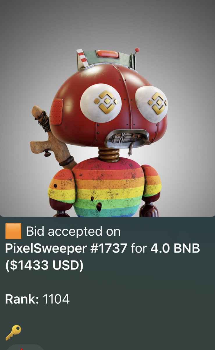 RainbowSWPR's tweet photo. Rainbow Sweeper 🌈 are on Fire 🔥 
Floor continues moving up 👀 
Little Reminder: Just 97 Rainbow Outfits .. @PixelSweeper #NFTCommmunity #NFT https://t.co/OpCHhn8LuB