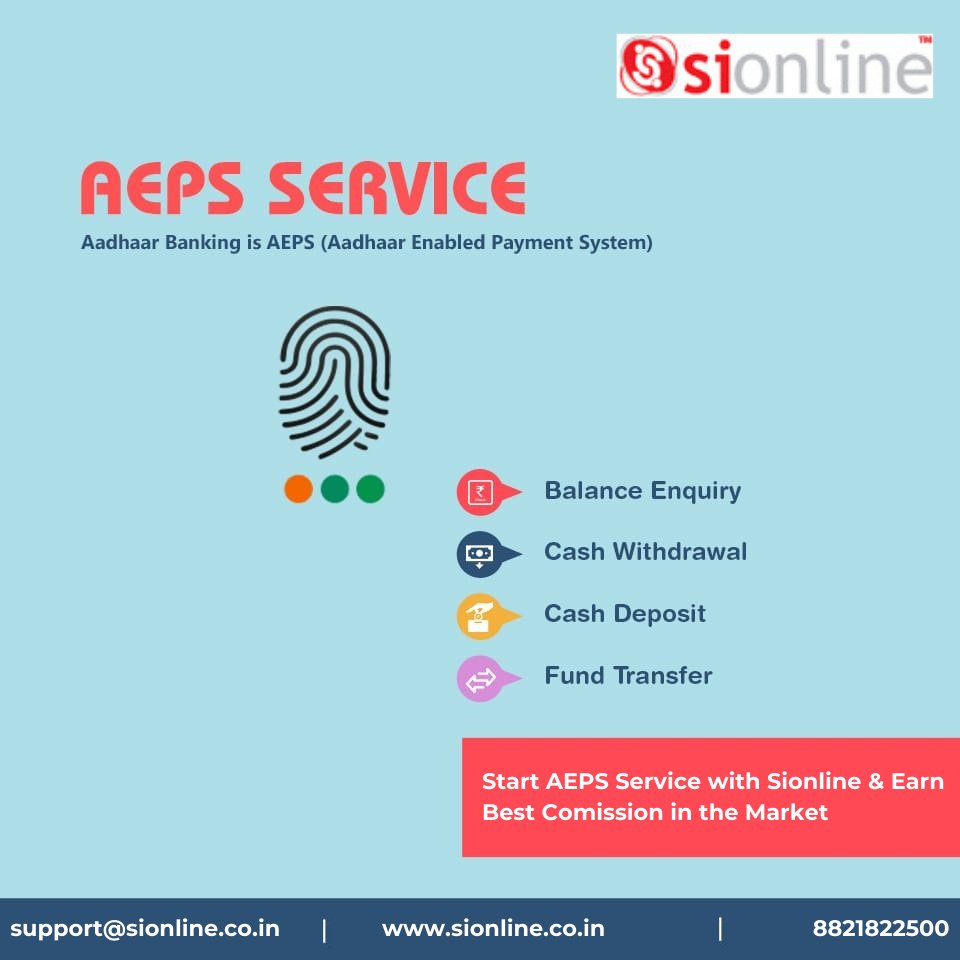 SIONLINE1's tweet photo. Become an #AEPSServiceAgent in India with the help of #Sionline and earn commission on every transaction. Apply today. 

Apply Now: https://t.co/lUs1ZDcWvc

#aeps #aepsagentregistration #aepsagentregistrationonline #aepsagentlogin https://t.co/Ef883XAHTr