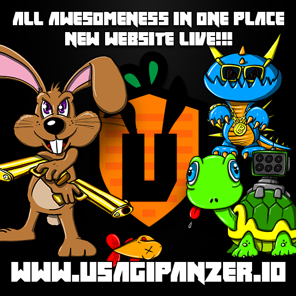 usagipanzer's tweet photo. GM!!! New website just dropped 😍🤗👊 Check-out https://t.co/UTWCfNeF2J for all info about the Usagi Panzer #NFT universe!

#NFTCommunity #NFTcollections #NFTGames https://t.co/S2fOfbd2Xz
