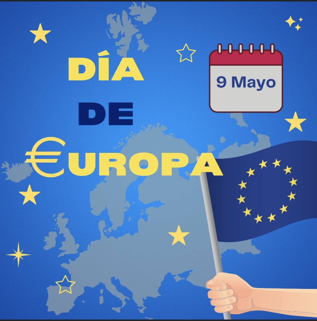 insta_profes's tweet photo. 🇪🇺 Día de Europa 🇪🇺
Hoy, 9 de mayo, se celebra el Día de Europa, una fecha en la que se conmemora la Paz 🕊️ y la Unidad en Europa 🙌, este año marcada por la Guerra en Ucrania 🇺🇦. 
La fecha conmemora la «Declaración de Schuman» en 1950, dando a conocer lo que hoy es la UE
#Europa https://t.co/oWNIosppW1