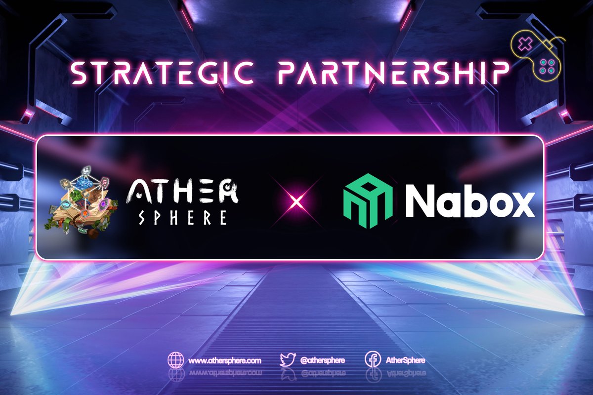 We are proud to announce our partnership with 
<a href="/naboxwallet/">Nabox</a>! 🎉

👉 #Nabox - The Multi-Chain DID Gateway to #Web3 🎉! The good news are not limited with this, stay tuned! 🧞

More detail: ⏩ buff.ly/3LZMWGF

#blockchain #Nabox #NFT #Metaverse #Web3 #Crypto #Athersphere