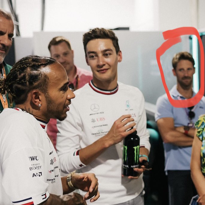 EngineerDodds's tweet photo. @MercedesAMGF1 @LewisHamilton @GeorgeRussell63 @amgmotorsport @PET_Motorsports Well done @MercedesAMGF1. Now how about that final F1 drive you promised @RGrosjean 😀 https://t.co/jkf0bQES90