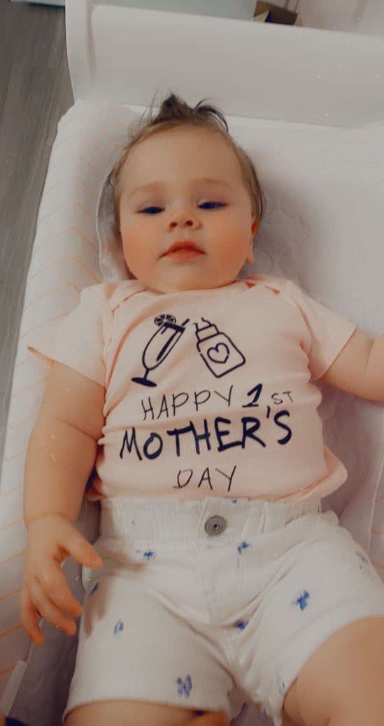 Shealea1313's tweet photo. @MightyMike1313 surprised me with this onesie for Gracie today!! So blessed to have spent the day with them!! https://t.co/7STooN8Eu1