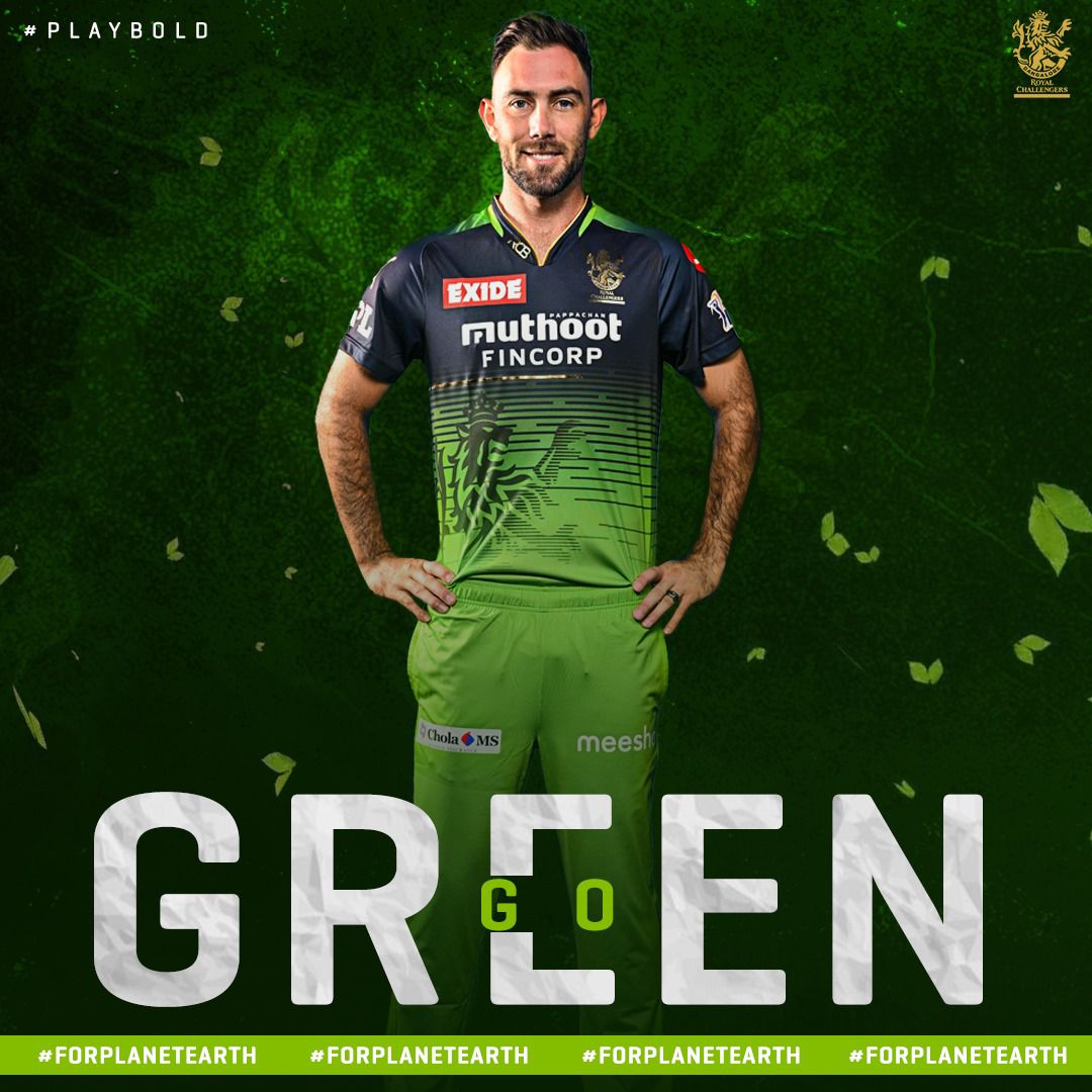 Shubh_s_swaroop's tweet photo. They all are looking #Dashing in #Green #Jersey , why not #RCB announce this green jersey official Rather than #Red 

#Rcb #WeAreChallengers #PlayBold #GoGreen #ForPlanetEarth #IPL2022 #ViratKohli𓃵 #Cricket https://t.co/yUCbJQaXB3
